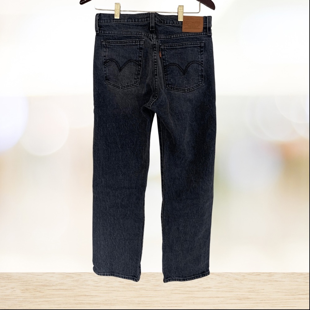 Levi’s Wedgie Straight Black Jeans